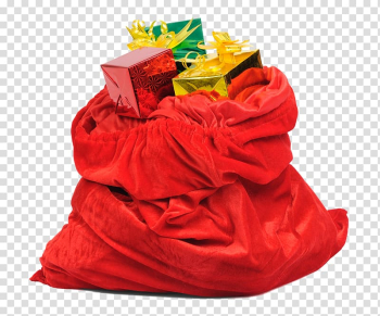 Santa Claus Gift Christmas Bag, bag transparent background PNG clipart Santa Claus Gift Christmas Bag, bag transparent background PNG clipart