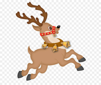 Santa Claus's reindeer Christmas ornament Character - Cute Reindeer PNG Clipart 