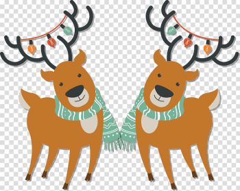Santa Claus's reindeer Santa Claus's reindeer Christmas, Christmas Reindeer transparent background PNG clipart