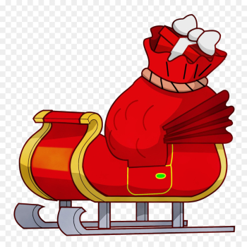Santa Claus, Sled, Christmas Day, Cartoon PNG Santa Claus, Sled, Christmas Day, Cartoon PNG