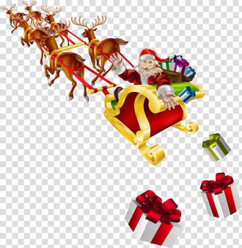 Santa Claus Sled Christmas , Santa Claus transparent background PNG clipart Santa Claus Sled Christmas , Santa Claus transparent background PNG clipart