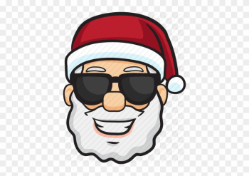 Santa Clipart Emoji - Santa Claus Face