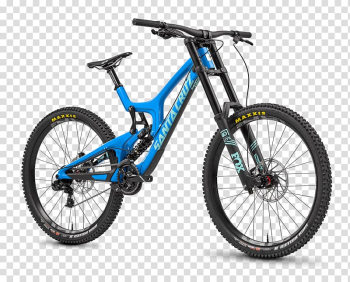 Santa Cruz Bicycles Santa Cruz Bicycles Downhill mountain biking Mountain bike, lime frame transparent background PNG clipart