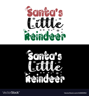 santas little reindeer christmas kids t shirt