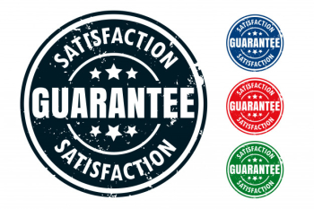 Satisfaction guarantee rubber stamp seal design set Free Vector Satisfaction guarantee rubber stamp seal design set Free Vector