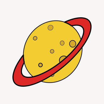 Saturn planet clipart, cute space | Free PSD - rawpixel Saturn planet clipart, cute space | Free PSD - rawpixel