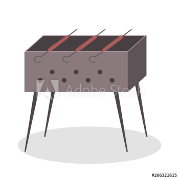 Sausage on the BBQ grill Sausage on the BBQ grill