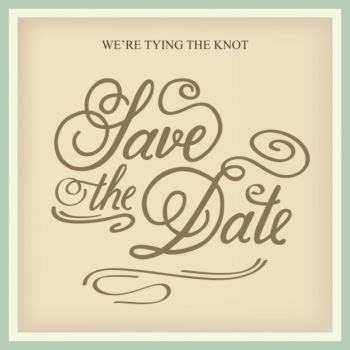 Save the date card Save the date card