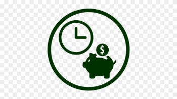 Save Time And Money - Money Pig Icon