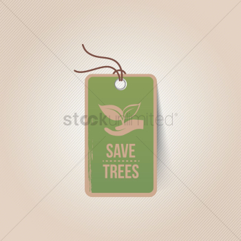 Save trees tag
