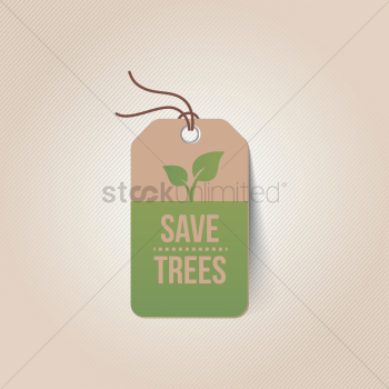 Save trees tag