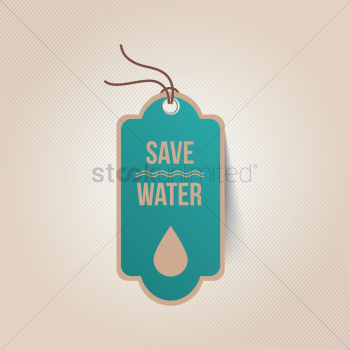 Save water tag