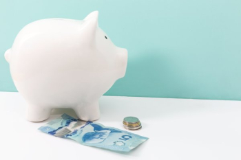 Saving Money In Piggy Bank Saving Money In Piggy Bank