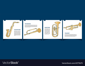 saxophone and trumpet art