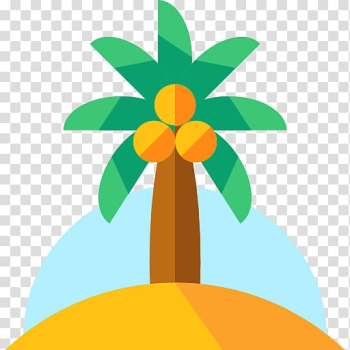 Scalable Graphics ICO Icon, A coconut tree transparent background PNG clipart