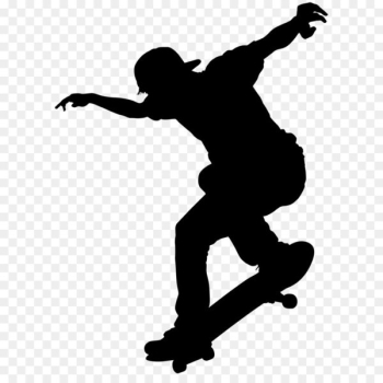 Scalable Vector Graphics Ice skating - Skater Boy Silhouette PNG Clip Art Image 