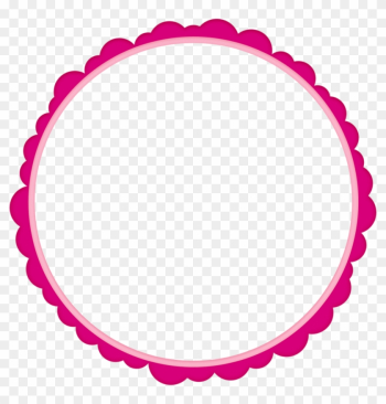 Scallop Label Clipart 4 By Don - Frame Bulat Png Scallop Label Clipart 4 By Don - Frame Bulat Png