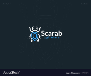 scarab logo design - animal logo free