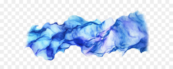 Scarf 4K resolution High-definition video Wallpaper - Blue water-color ink element 