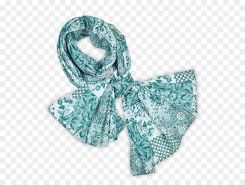 Scarf, Stole, Turquoise, Green PNG