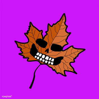 Scary leaf funky graphic illustration | Free stock vector - 429608 Scary leaf funky graphic illustration | Free stock vector - 429608