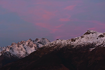 Scenic View Of Snow Capped Mountains Scenic View Of Snow Capped Mountains