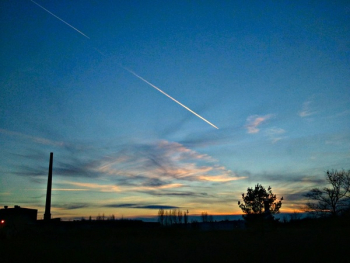 Scenic View Sky During Dawn Scenic View Sky During Dawn