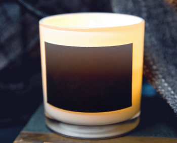 Scented candle mockup