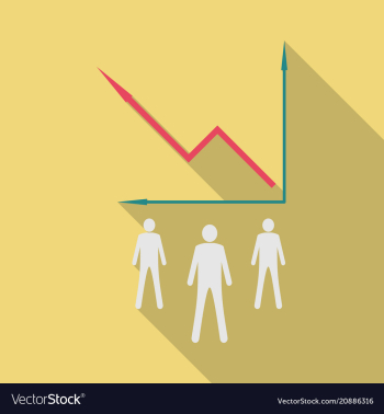 Schedule chart on table economic visualization vector image Schedule chart on table economic visualization vector image