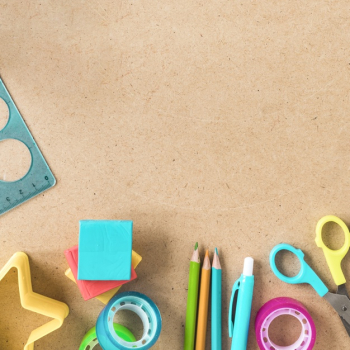 School accessories on beige background Free Photo School accessories on beige background Free Photo