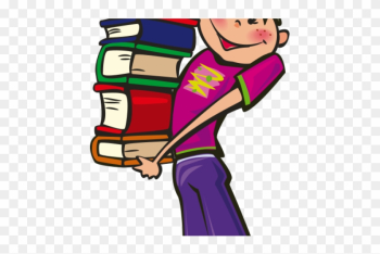 School Books Clipart - Cartoon & Books Tote Bag, Adult Unisex, Natural School Books Clipart - Cartoon & Books Tote Bag, Adult Unisex, Natural