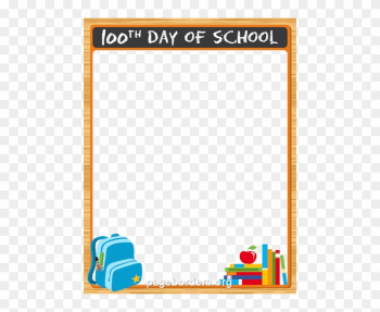 School Border Png Transparent Image - School Page Borders