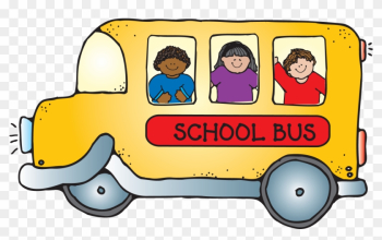 School Bus With Children Png Clipart - School Supplies Clipart School Bus With Children Png Clipart - School Supplies Clipart