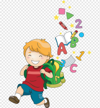 School Child Cartoon, Children learn, childrens Clothing, people, toddler png