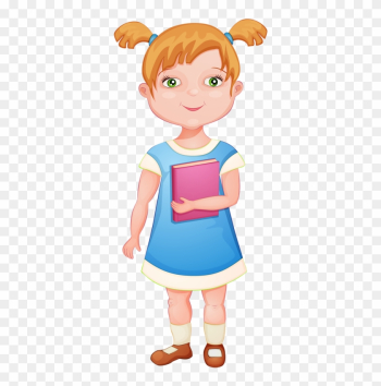 School Girl Clipart - School Girl Clipart Png