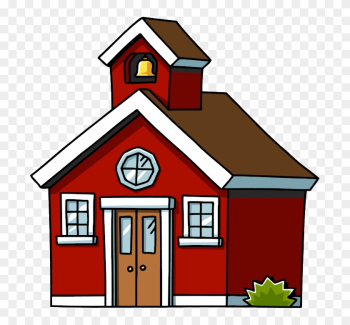 School House Clip Art House The Cliparts - School House Cartoon Png