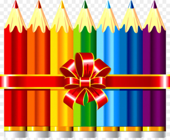 School supplies Illustration - Colored pencils School supplies Illustration - Colored pencils