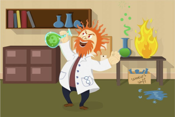 Science cartoon background, mad scientist | Free Vector - rawpixel Science cartoon background, mad scientist | Free Vector - rawpixel
