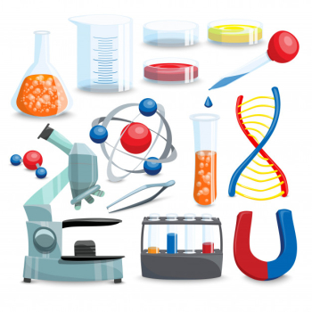 Science cartoon set Science cartoon set
