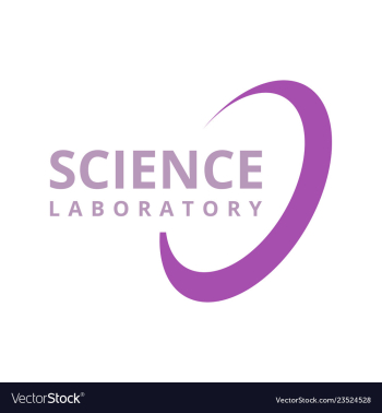 Science laboratory logo vector image Science laboratory logo vector image