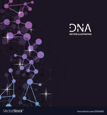 Scientific genetic engineering and biotechnology vector image Scientific genetic engineering and biotechnology vector image