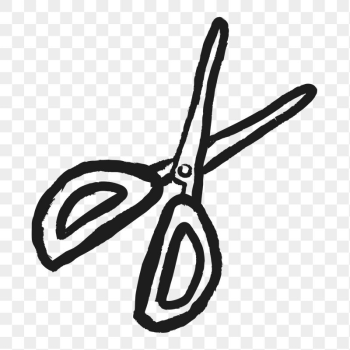 Scissors png sticker, stationery doodle, | Free PNG Illustration - rawpixel