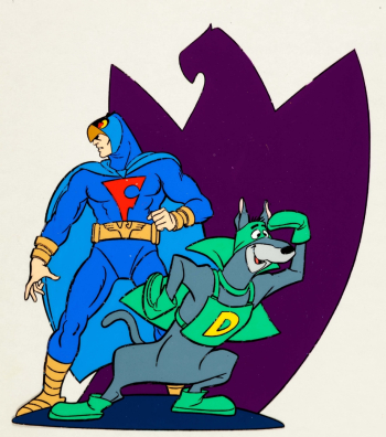 Scooby-Doo/Dynomutt Hour Blue Falcon and Dynomutt Color Model Cel ...