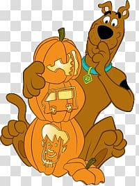 Scooby illustration, Scooby Doo With Pumpkins transparent background PNG clipart Scooby illustration, Scooby Doo With Pumpkins transparent background PNG clipart