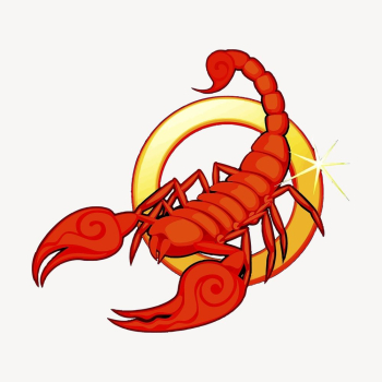 Scorpio symbol clipart, astrology sign | Free PSD - rawpixel Scorpio symbol clipart, astrology sign | Free PSD - rawpixel