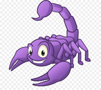 Scorpion Stock photography Clip art - Purple Scorpion 