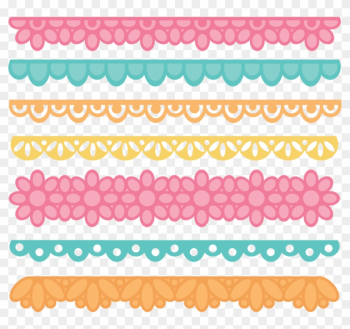 Scrapbook Borders Clipart - Cute Border Design For Scrapbook