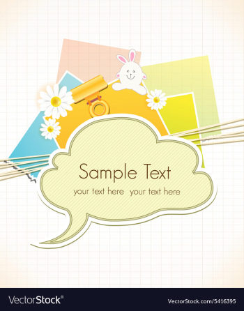 Scrapbook elements vector image Scrapbook elements vector image