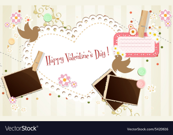 Scrapbook elements vector image Scrapbook elements vector image
