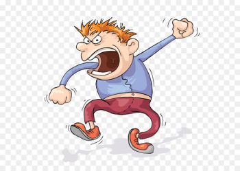 Screaming Anger Cartoon Clip art - Angry man Screaming Anger Cartoon Clip art - Angry man